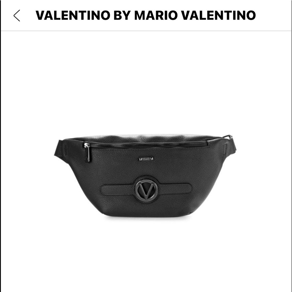 Valentino belt bag black (used) great condition! visible signs of wear in pics